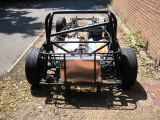 Rolling chassis rear view