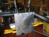 Panel with holes drilled