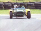 Ross in his Locoblade at Cadwell Park